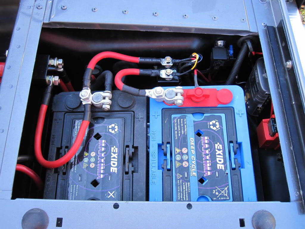 DEFENDER2.NET - View topic - Overland 110 Build from the ... warn dual battery system wiring diagram 